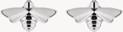 Olivia Burton Signature Honey Bee Silver Tone Stud Earrings 24100478