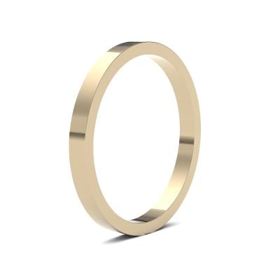 James Moore Wedding Ring  | 2mm | Medium | Size Flat | AG_2LMF-9Y AG_2LMF-9Y