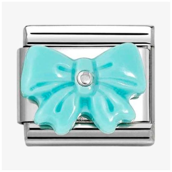 Nomination 330509/19 Classic Bow Sterling Silver & Steel Jewellery