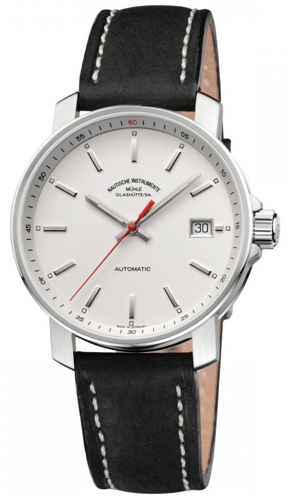 MÃ¼hle GlashÃ¼tte M1-25-21-LB 29er Automatic (36.6mm) White Watch