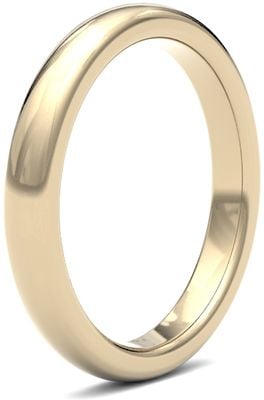 James Moore Wedding Ring  | 9ct Yellow Gold | 3mm | ExtraHeavy | Size Premium Court | AG_3GZP-9Y AG_3GZP-9Y