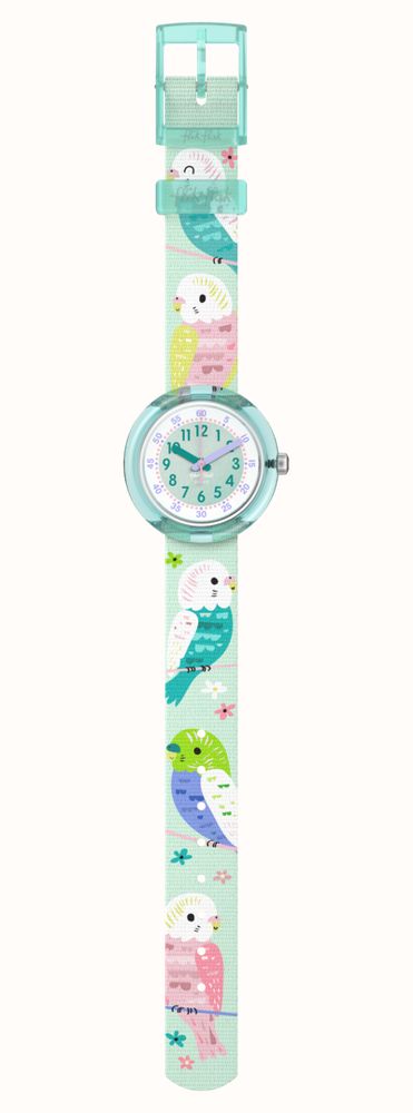 Montre FLIK FLAK Happy Meadow ZFBNP239 Pour Enfants | Design Fleuri Rose | Éducative Et Colorée - 3