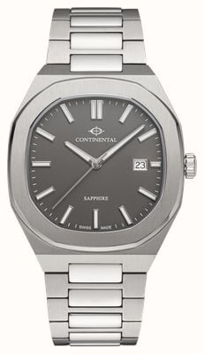 Continental Contemporary Octagon (41mm) Grey Dial / Stainless Steel Bracelet 23501-GD101680