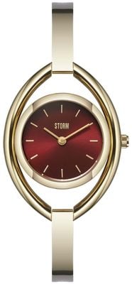 STORM ORLENA Quartz (31mm) Deep Red Dial / Gold PVD Stainless Steel Bracelet 47563/GD/R