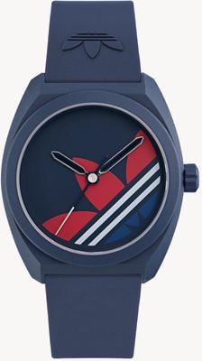 Adidas PROJECT THREE (42mm) Dark Blue Dial / Dark Blue Bio-Rubber Strap AOST26042