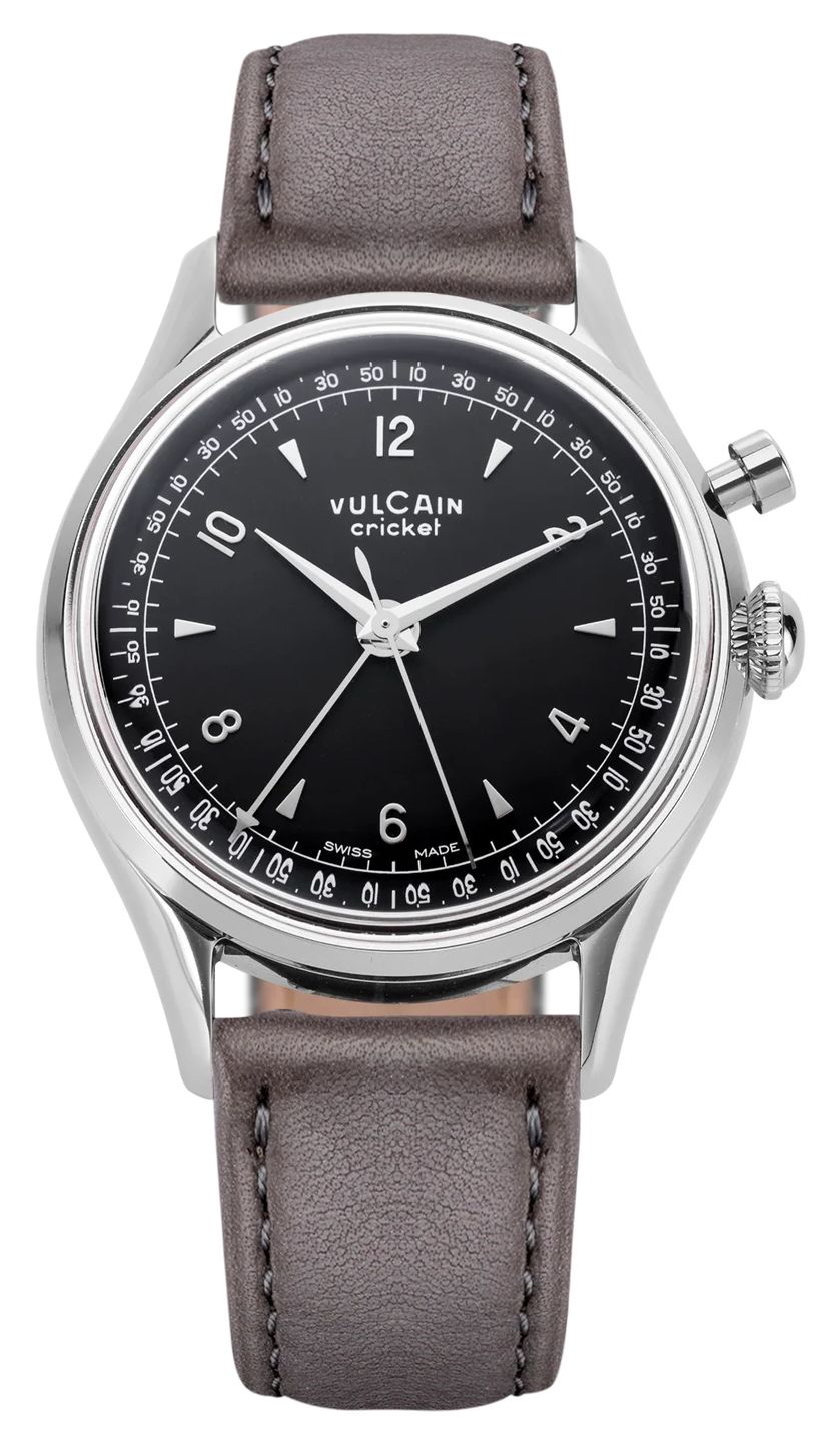 Vulcain 100268A05.BAC213 Cricket Tradition Hand-Wound Alarm Watch