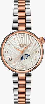 Tissot Desir Moonphase Quartz (29.6mm) Mother-of-Pearl Dial / Two-Tone Stainless Steel Bracelet T1522232203600