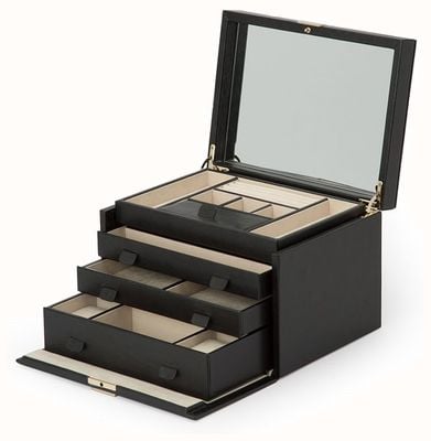 WOLF Palermo Anthracite Large Jewellery Box 213002
