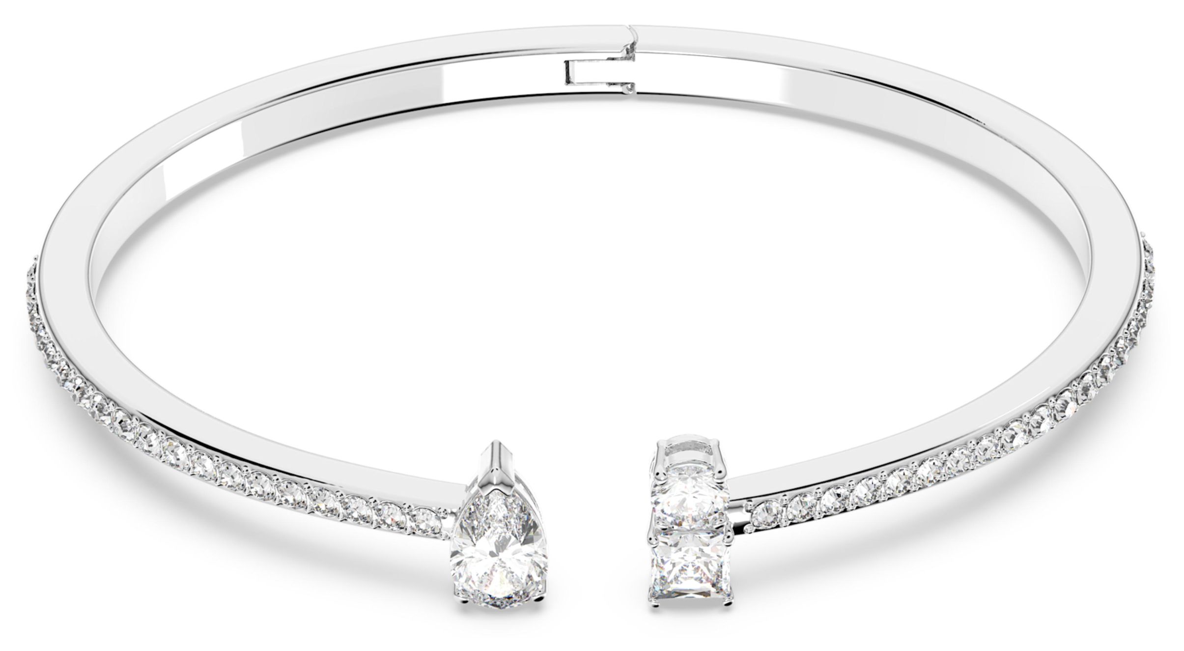 Swarovski 5572667 Mesmera Cuff Mixed Cuts White Crystals Jewellery