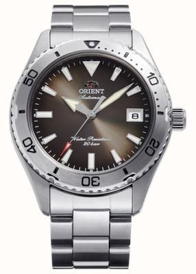 Orient Mako 40 Automatic (40mm) Brown Sunray Dial / Stainless Steel Bracelet RA-AC0Q15Y30B