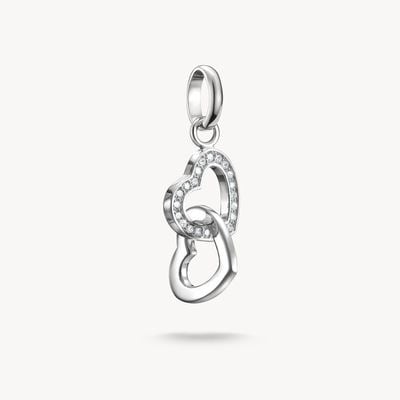 Thomas Sabo Charm Pendant Intertwined Hearts Connect Silver CC1201-051-14