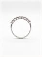 James Moore & Co 0.20ct Round Brilliant Natural Diamond 18ct White Gold Half Eternity Ring J49913 - alternate view 3
