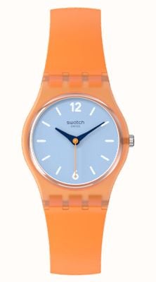 Swatch VIEW FROM A MESA (25mm) Blue Dial / Orange Silicone Strap LO116