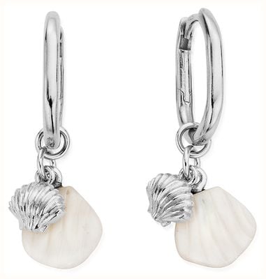 ChloBo TREASURES OF BALI Dream Waves Oval Hoop Earrings - 925 Sterling Silver SEH35143540