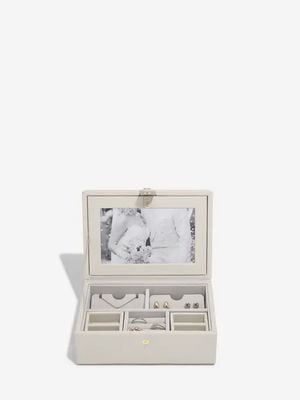 Stackers Luxury Photo Jewellery Box Oatmeal 76984
