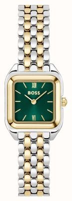 BOSS MAE PETITE (22mm) Green Dial / Two-Tone Stainless Steel Bracelet 1502822