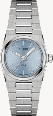Tissot PRX Quartz (25mm) Ice Blue Dial / Stainless Steel Bracelet T1370101135100