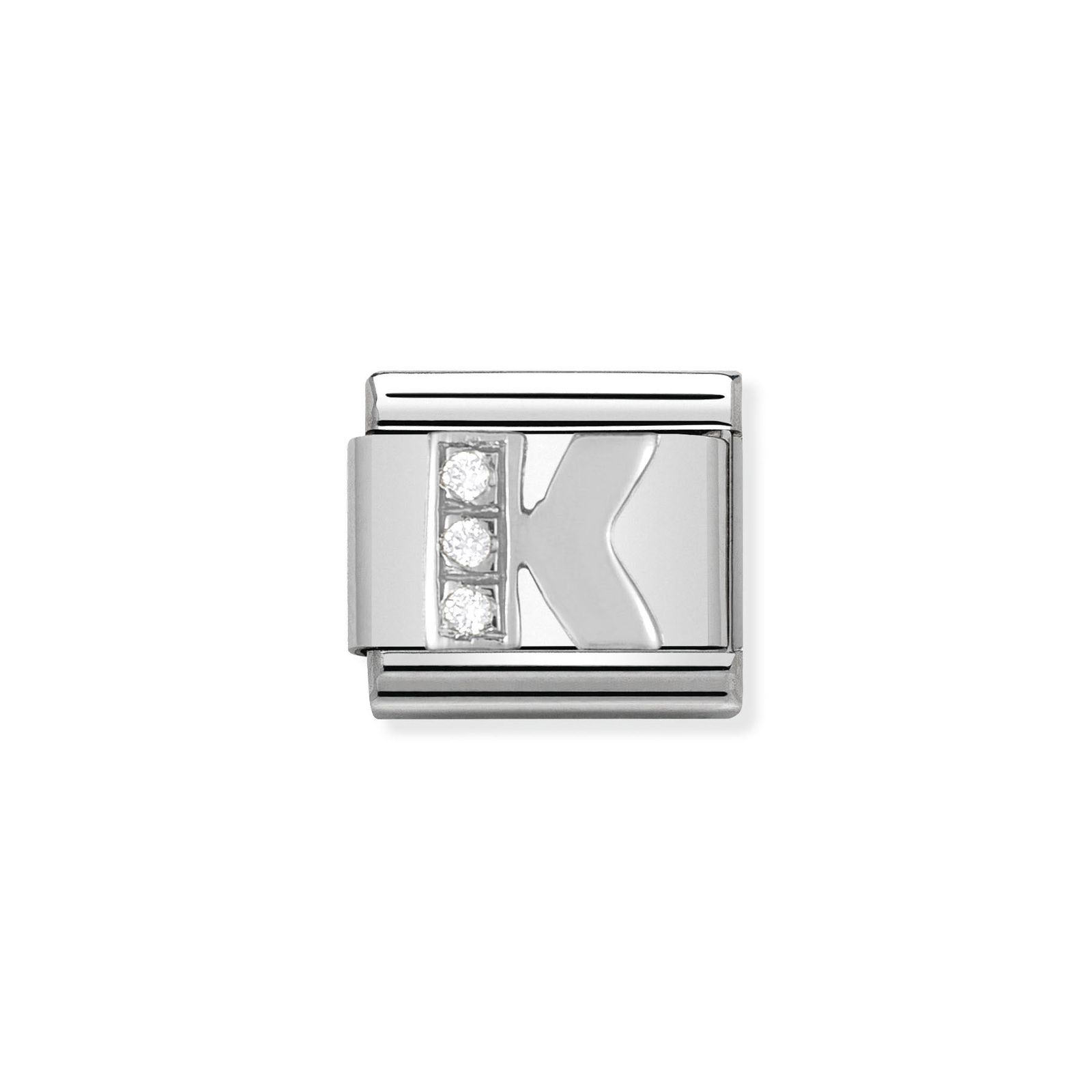 Nomination 330301/11 Classic Letter K Sterling Silver & Jewellery