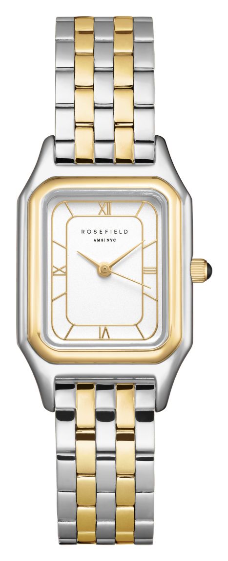 Rosefield OCWDSD-OC03 Ivy (21mm) Matte White Dial / Two-Tone Watch