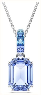 Swarovski Millenia Pendant Necklace Blue Crystals Rhodium Plated 5696518