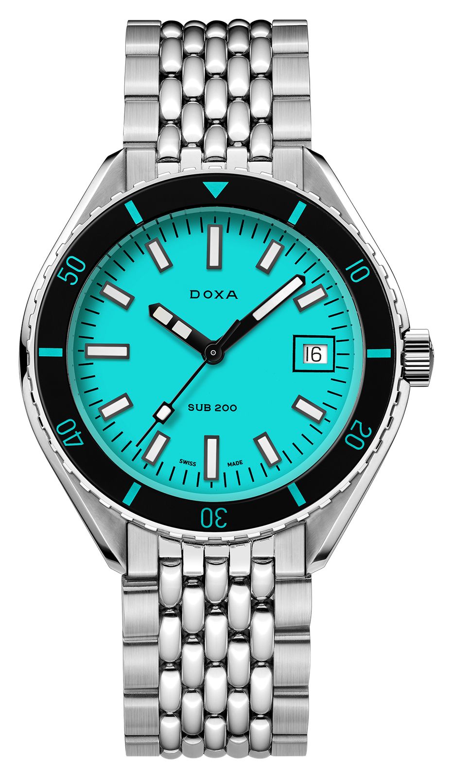 DOXA 799.10.241.10 SUB 200 Aquamarine (42mm) Light Blue Watch