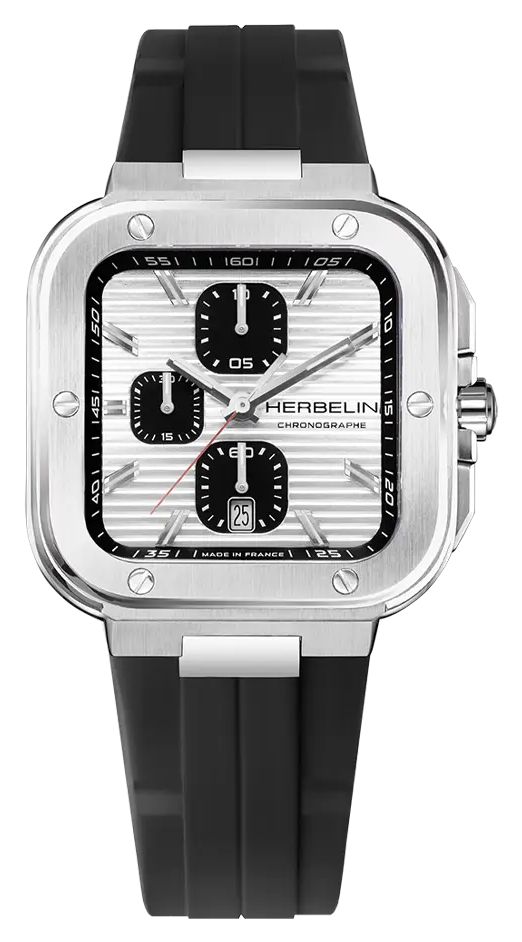Herbelin 35646A42CA Men's Cap Camarat Square Chronograph (40 Watch