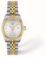 Tissot Ballade Quartz (30mm) Silver Sunray Dial / Two-Tone Stainless Steel Bracelet T1560102203100