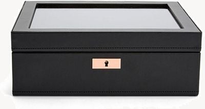 WOLF Axis 8 Piece Secure Modern Watch Box 488016