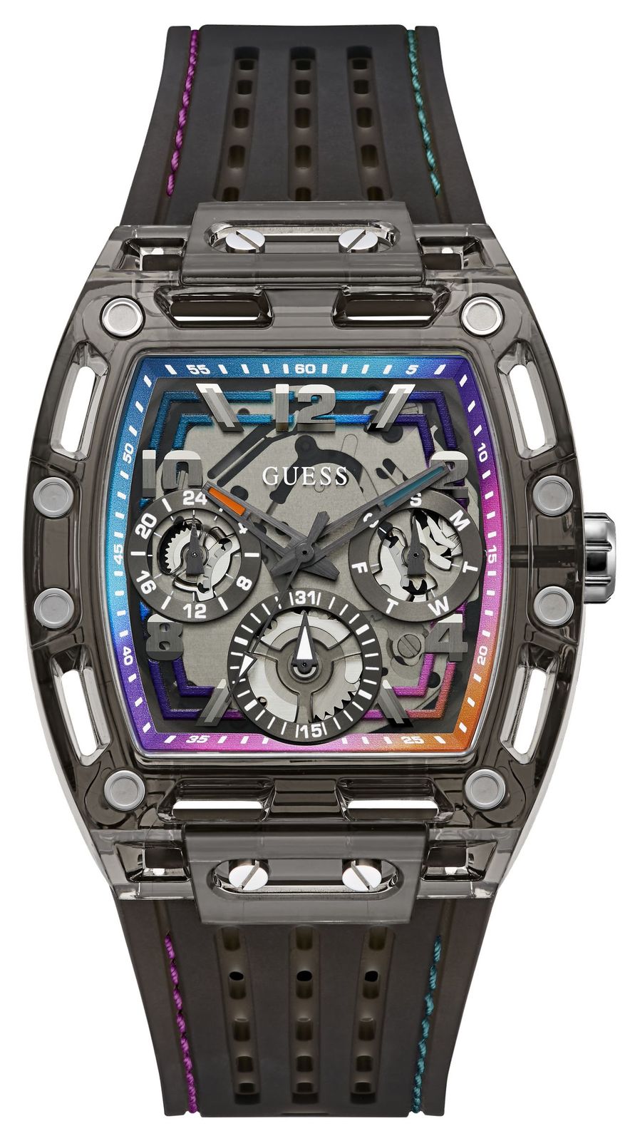 Guess GW0499G14 PHOENIX Multifunction (42mm) Skeleton Dial Watch