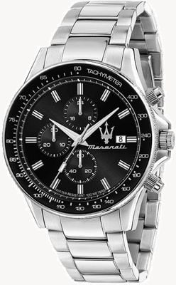 Maserati Men's Sfida | Black Chronograph Dial | Stainless Steel Bracelet R8873640015