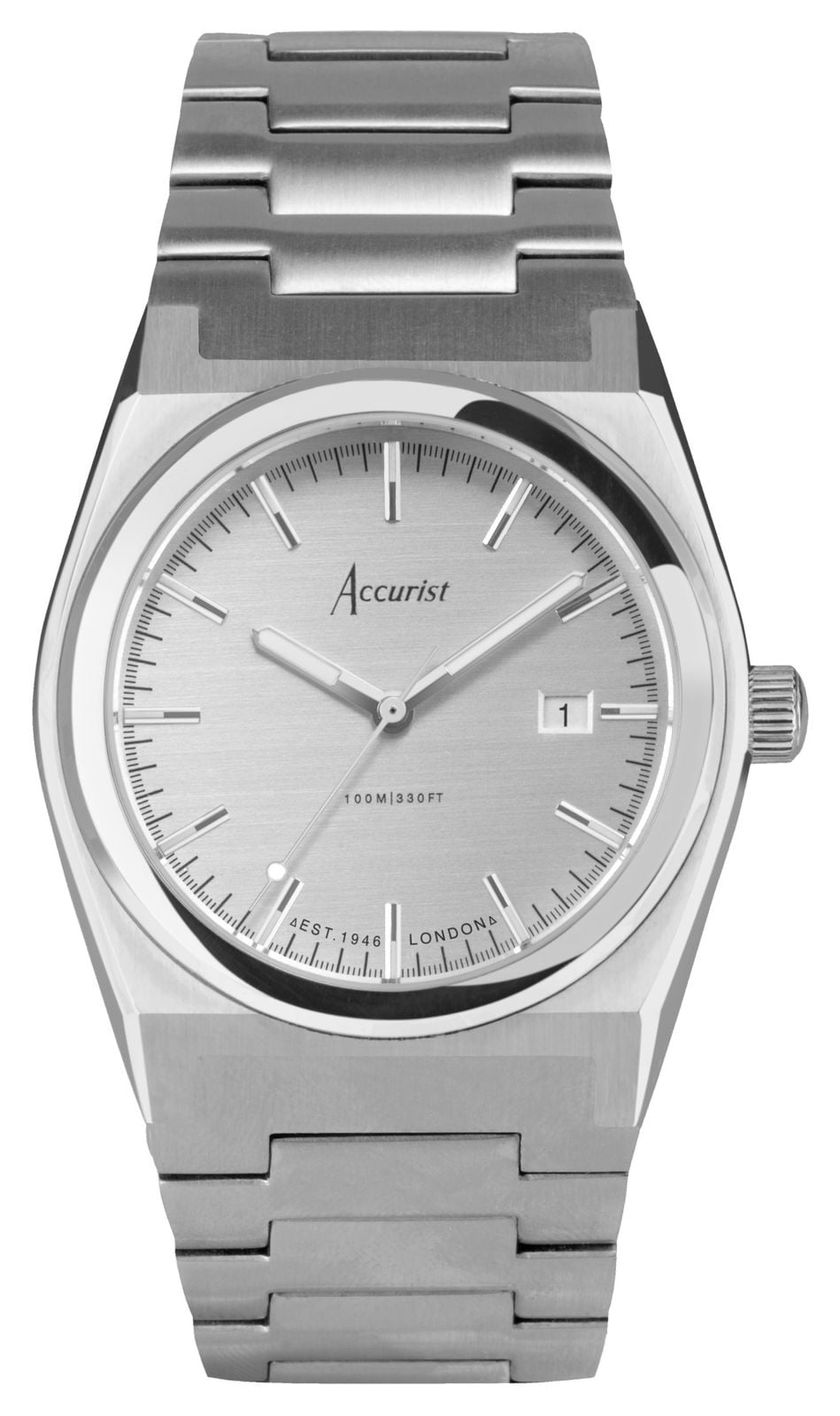 Accurist 70008 Men’s Origin (41mm) Silver Dial / Stainless Watch