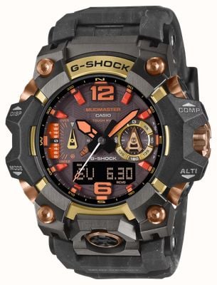 Casio G-Shock Mudmaster Magma Gold Limited Edition (52.1mm) Brown Dial / Black Resin Band Watch GWG-B1000MG-1A9ER