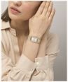 Lacoste Catherine Quartz (20.7x28.3mm) Silver Sunray Dial / Gold PVD Stainless Steel Bracelet 2001486 - alternate view 4