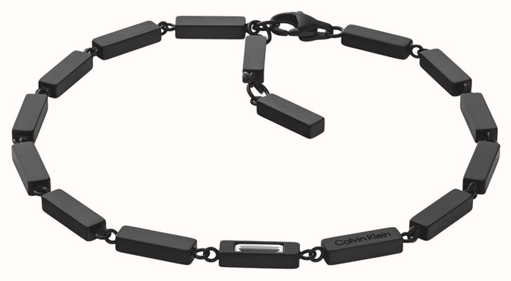 Calvin Klein Essentials Links Black PVD Stainless Steel Bracelet 35100074