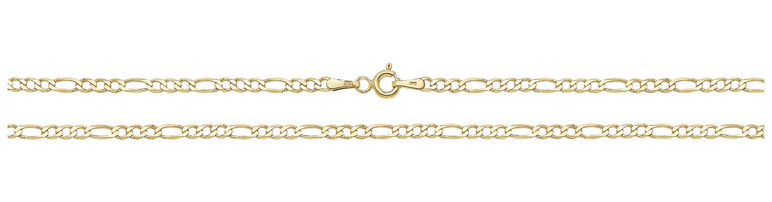 Treasure House CH139/24 9ct Yellow Gold Figaro 24" Chain Jewellery