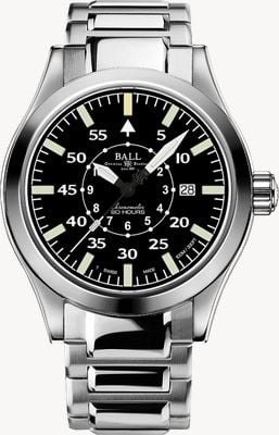 Ball Watch Company Engineer M Normandy Limited Edition (43mm) Black Dial / Stainless Steel Bracelet NM2128C-S4C-BK