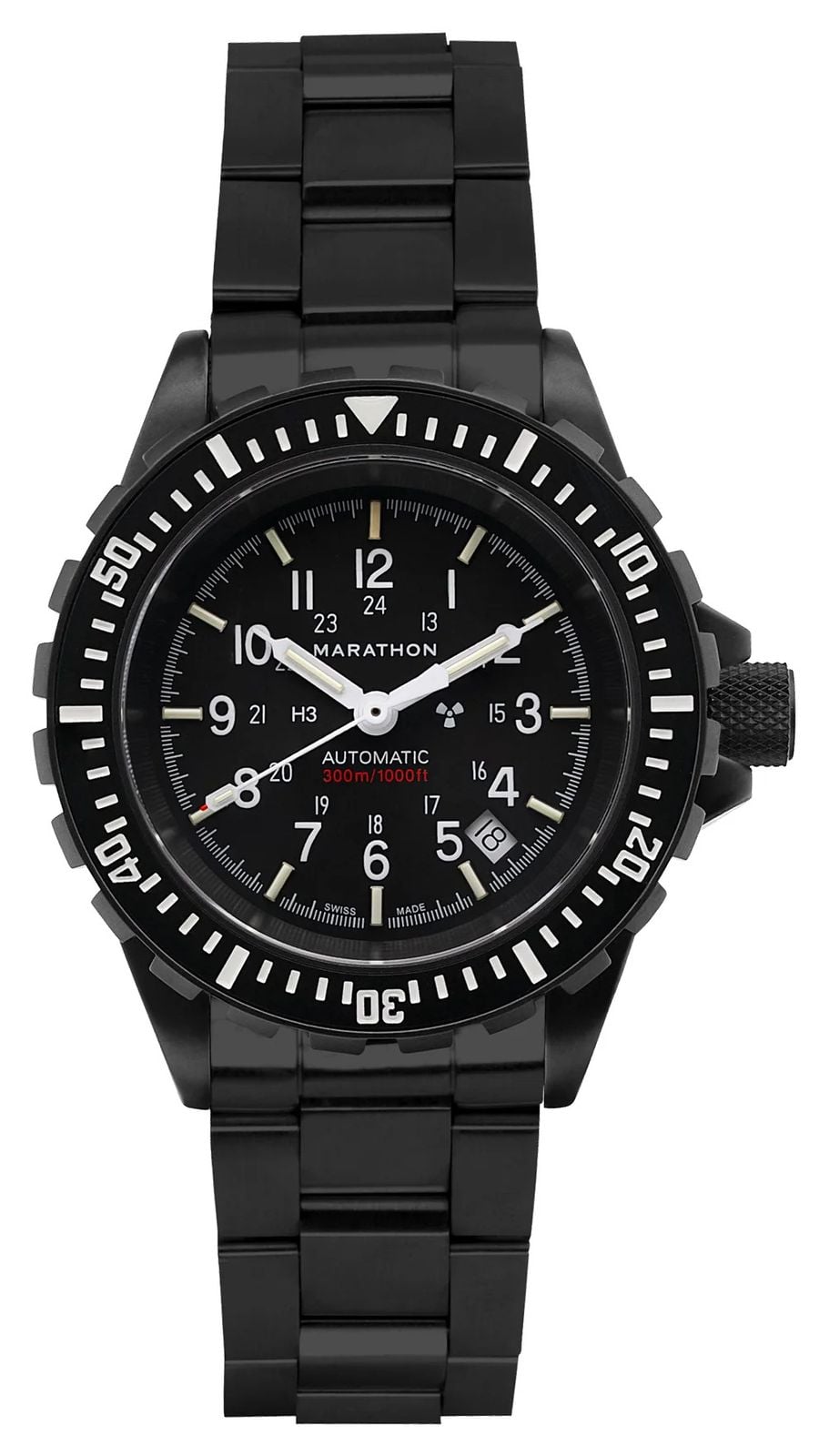Marathon WW194006BK-0109 Anthracite GSAR Large Diver's Watch