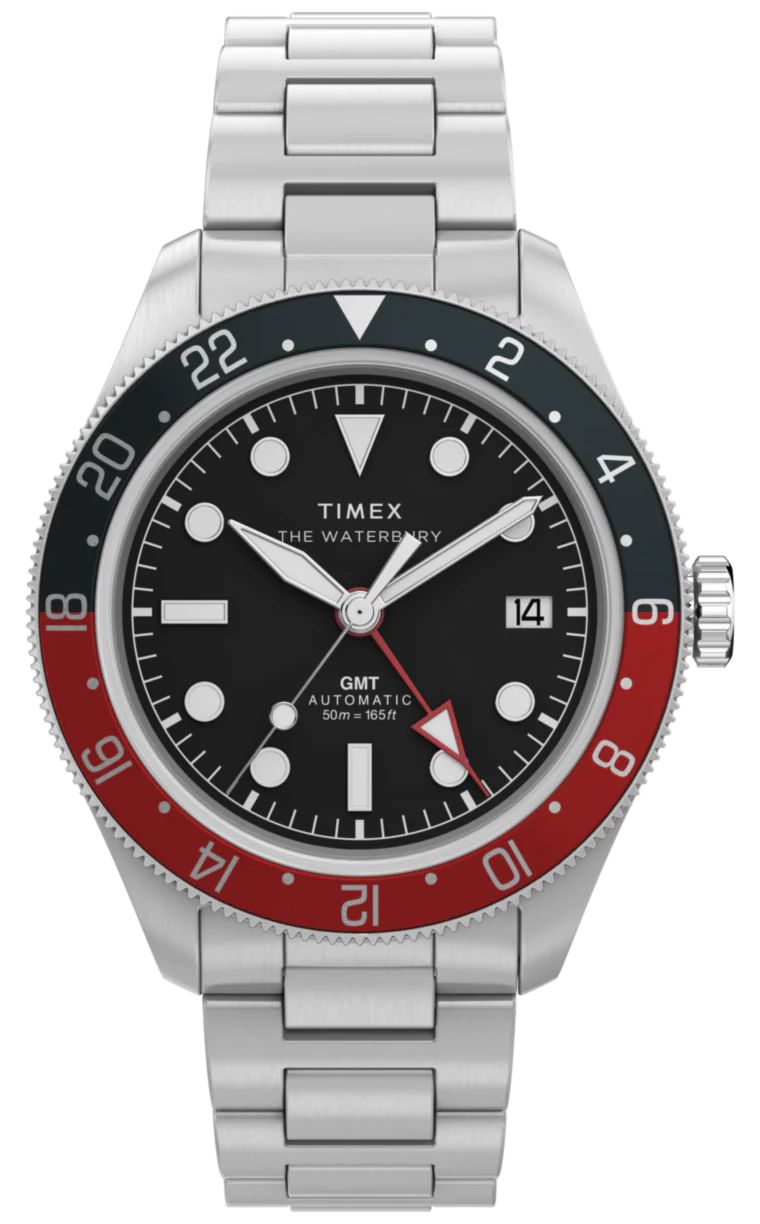 Timex TW2Y60600 Waterbury Heritage Automatic GMT (41.5mm) Watch