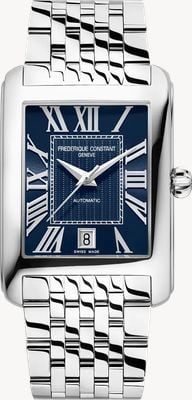 Frederique Constant Classics Carrée Automatic (30mm) Blue Dial / Stainless Steel Bracelet FC-303RN4C6B
