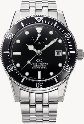 Orient Star M42 Diver 1964 V2 Automatic (41mm) Black Dial / Stainless Steel Bracelet RE-AU0601B00B