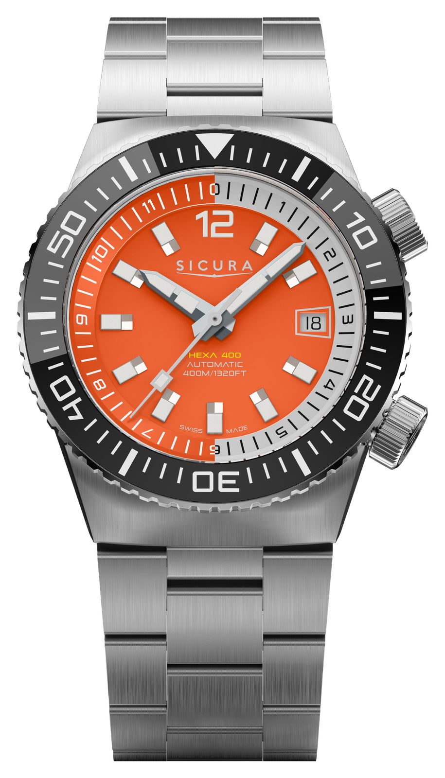 Sicura H400.SS.A.40ATM.03.SS Hexa 400 Automatic Reissue ( Watch