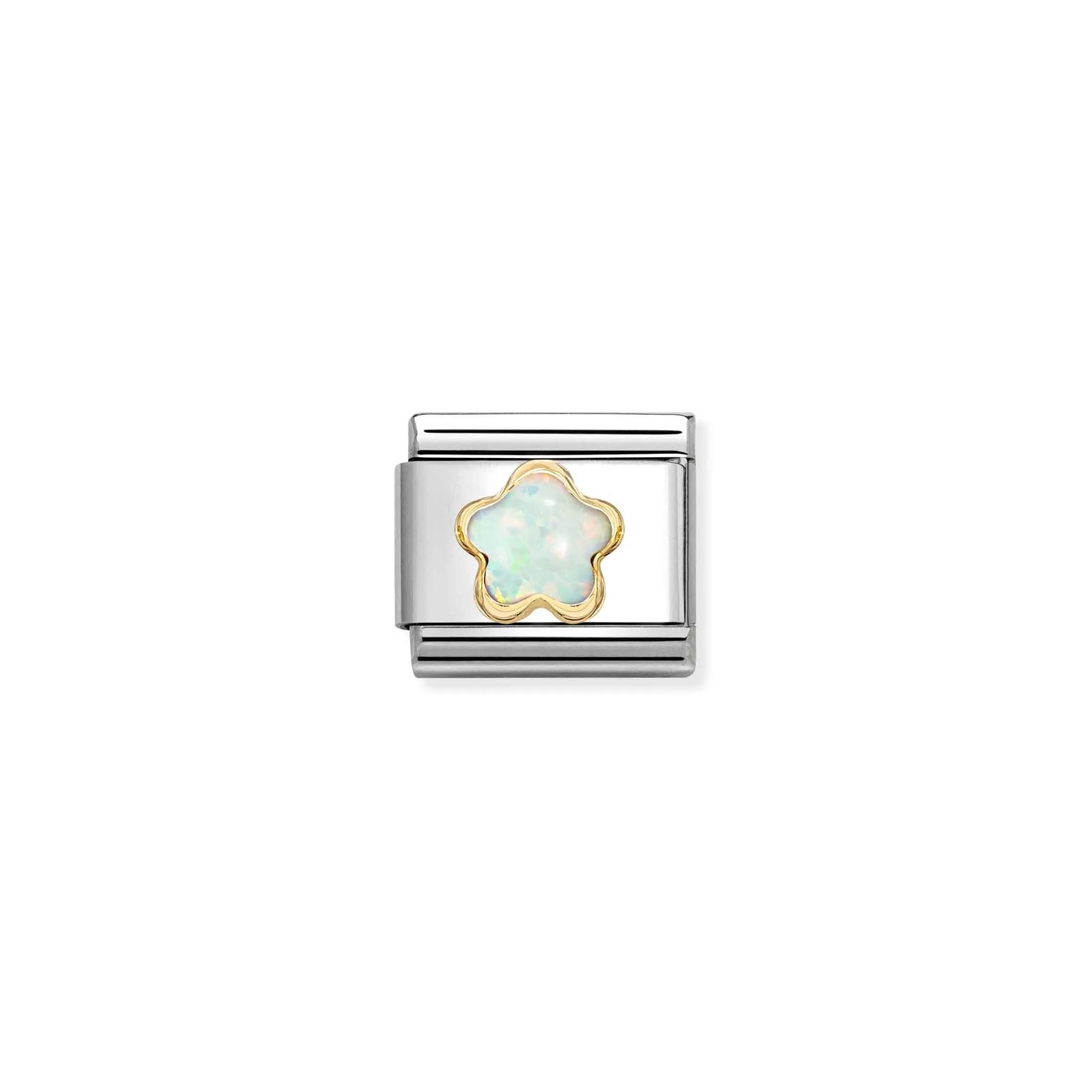 Nomination 030522/07 Classic White Opal Flower Charm Jewellery