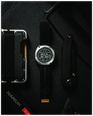 RZE UTD-8000 Multi-Function 'Anthracite' (42mm) Negative Display / Black Fabric Strap Watch UTD-8000-ANT - alternate view 3
