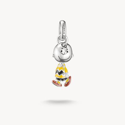 Thomas Sabo Silver Charm Pendant Charlie Brown PEANUTS Connect CC1304-664-4