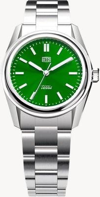 HTD Tennis Chic Deep Green Automatic (37mm) Green Dial / Stainless Steel Bracelet T23S01_CDG