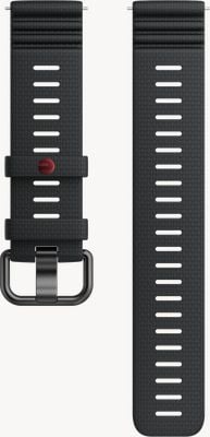 Polar Black Silicone Wristband S-L 22mm 910110290