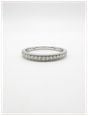 0.25ct Round Brilliant Natural Diamond 9ct White Gold Half Eternity Ring J57077