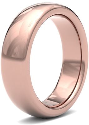 James Moore Wedding Rings | 9ct Rose Gold | 6mm | ExtraHeavy | Premium Court | AG_6GZP-9R