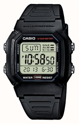 Casio Sports Gear Alarm Chronograph Digital W-800H-1AVES