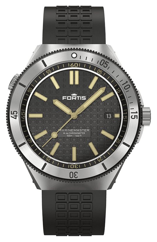 FORTIS F8120017 Marinemaster M-44 Chronometer Black Resin ( Watch